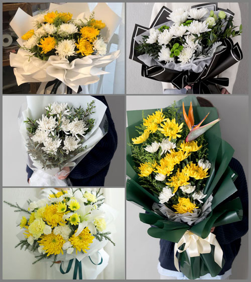 山西忻州五台县灵境乡班老尧村白事花束代送